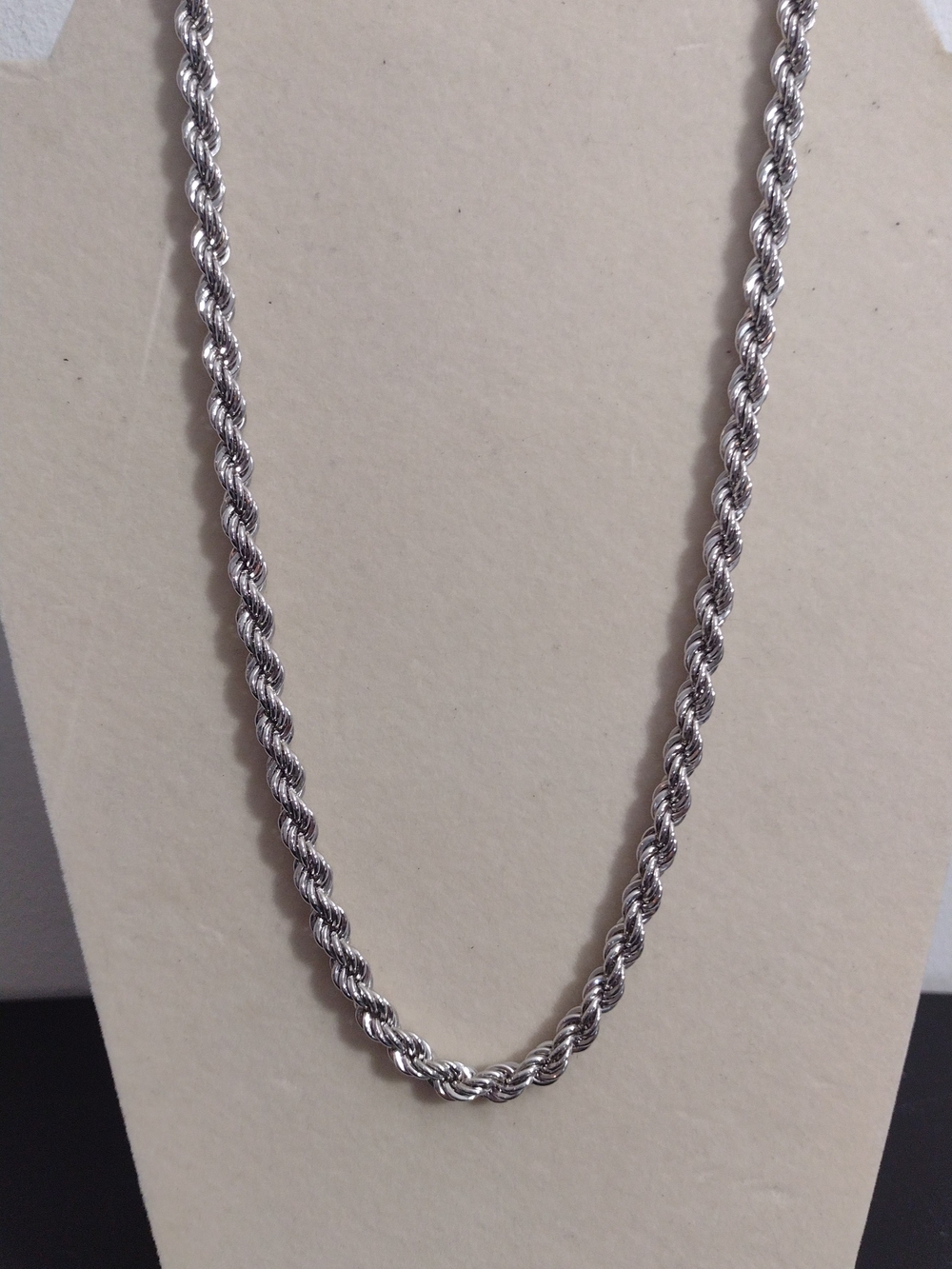 Monet Silver-Tone Twisted Rope Necklace - Picture 3 of 8